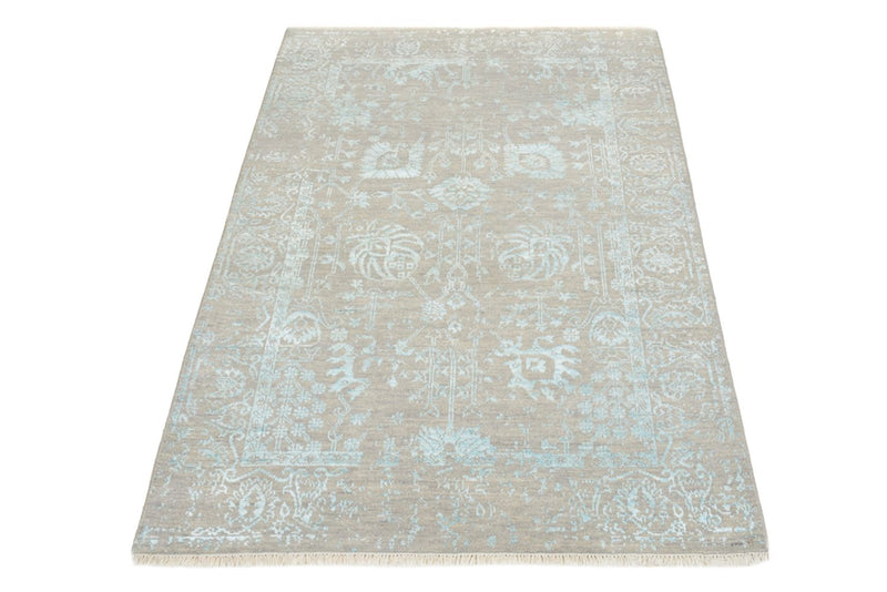 Tapis design - 154 x 101 cm - beige clair