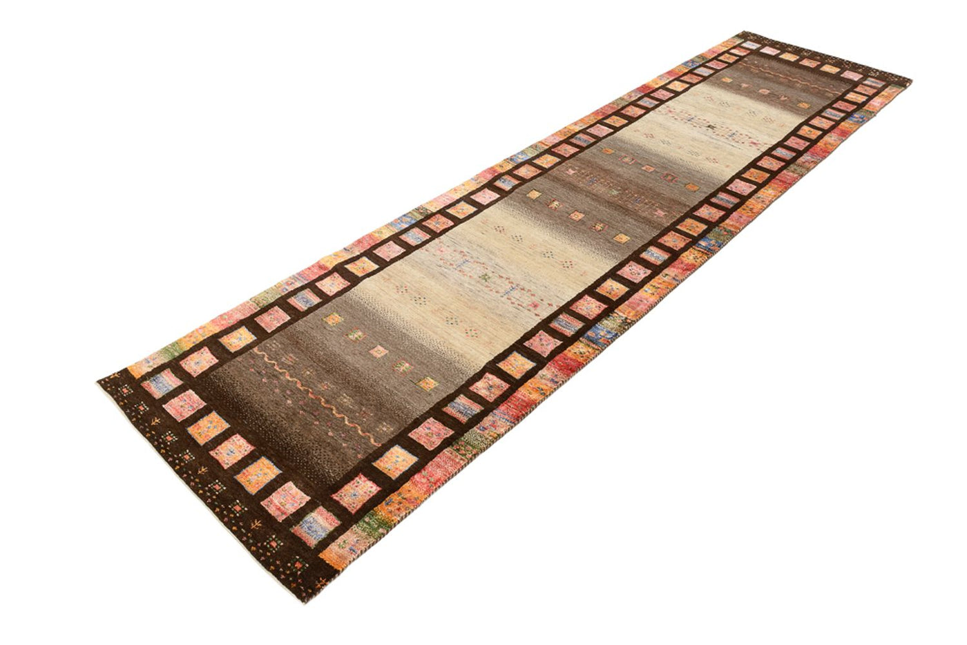 Tapis Loribaft indien Tapis 306x80cm - Tapis en laine