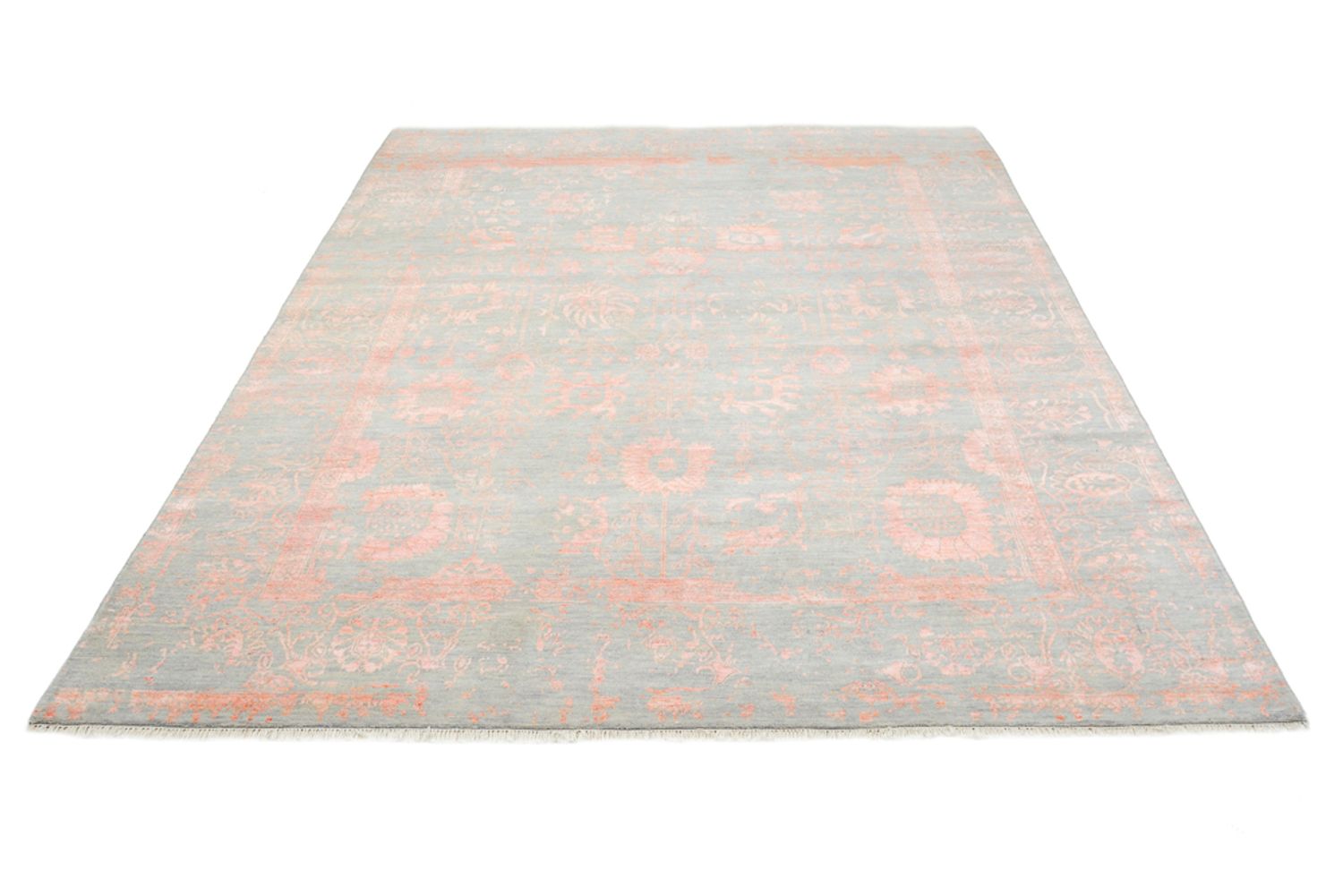 Tapis design - 189 x 152 cm - gris