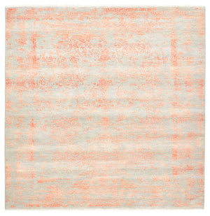 Tapis design carré  - 200 x 199 cm - gris clair