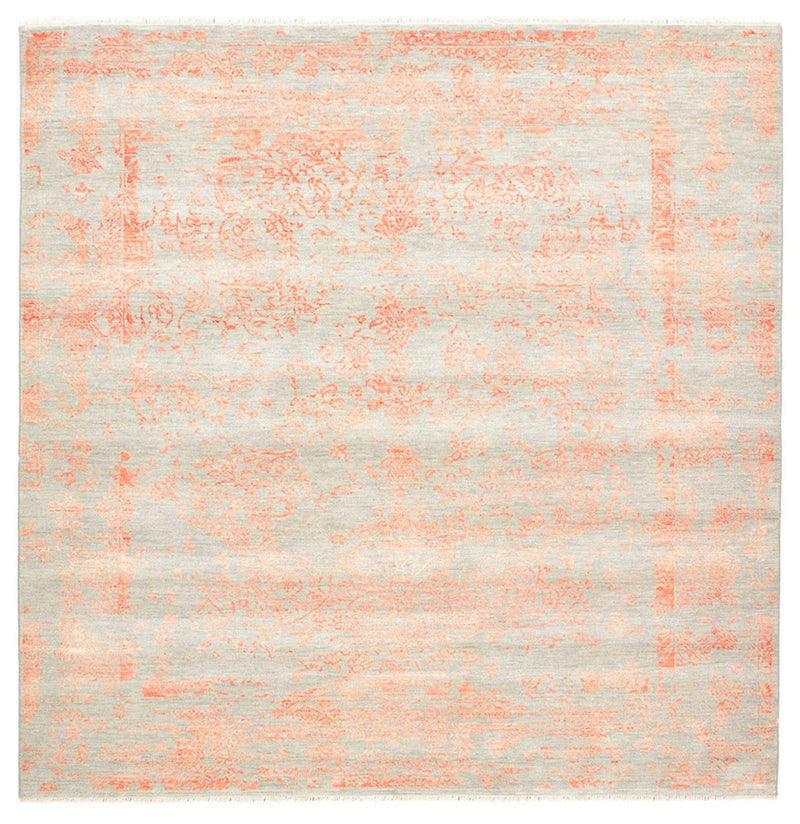 Tapis design carré  - 200 x 199 cm - gris clair