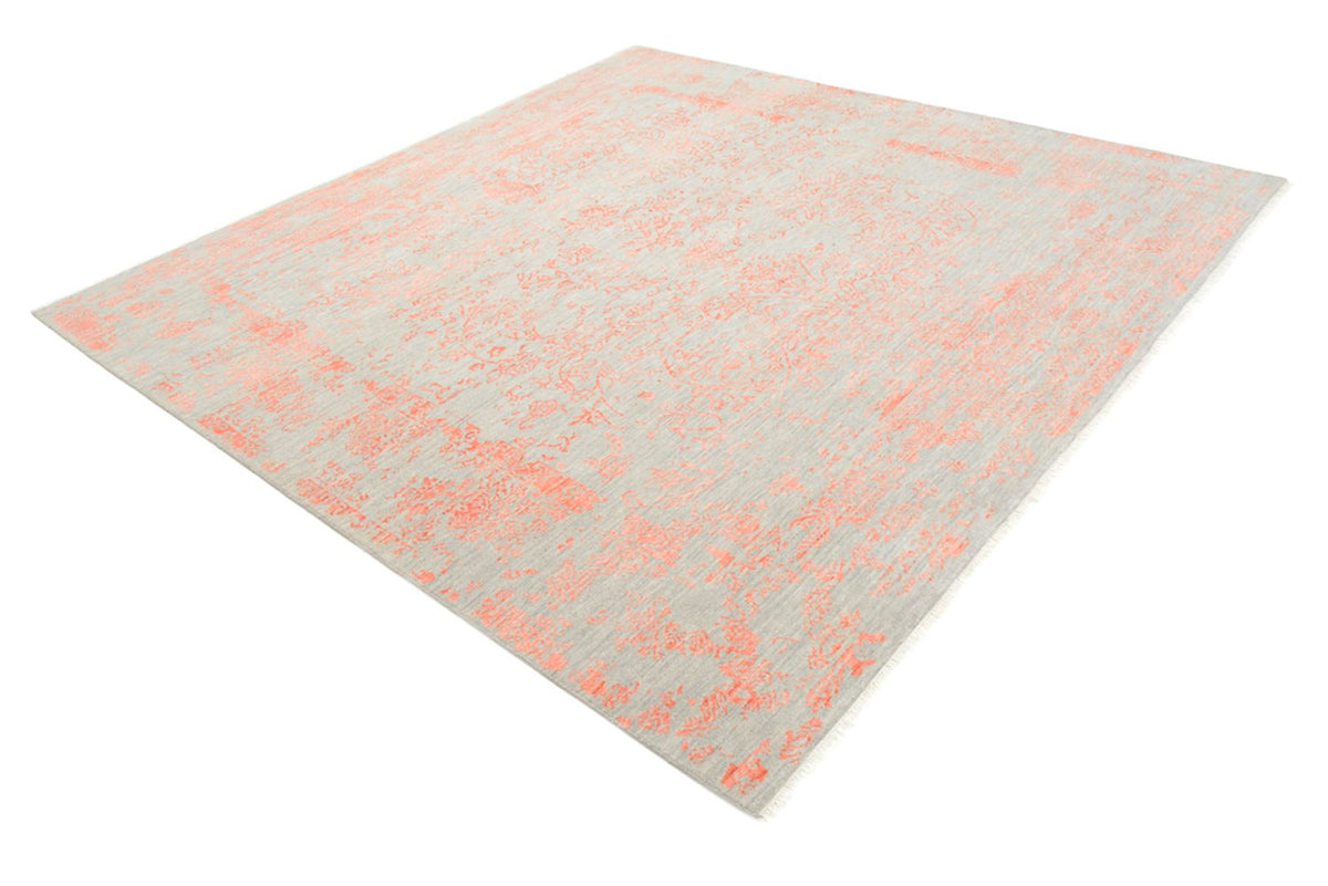 Tapis design carré  - 200 x 199 cm - gris clair