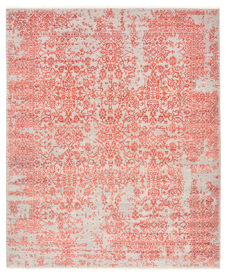 Tapis design - 297 x 245 cm - rouge clair