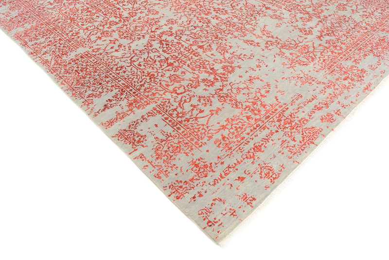 Tapis design - 297 x 245 cm - rouge clair