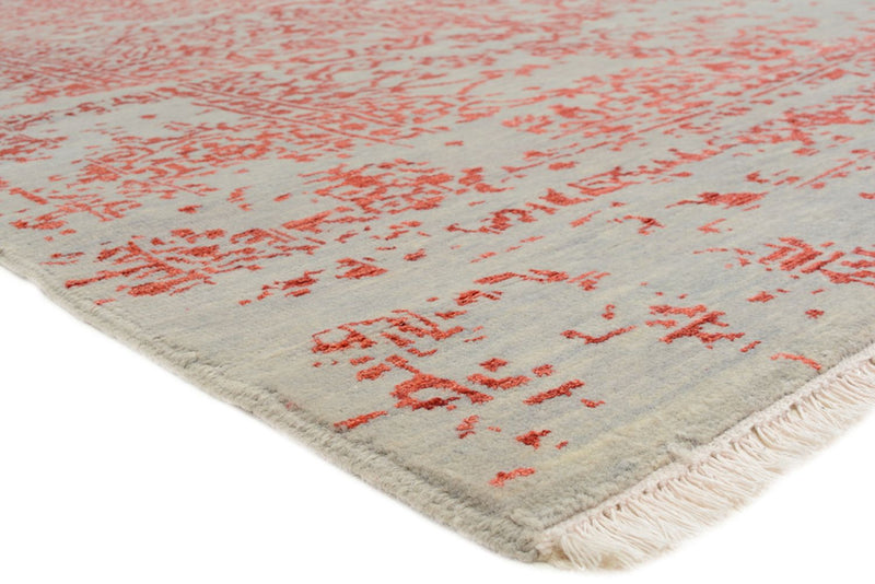 Tapis design - 297 x 245 cm - rouge clair