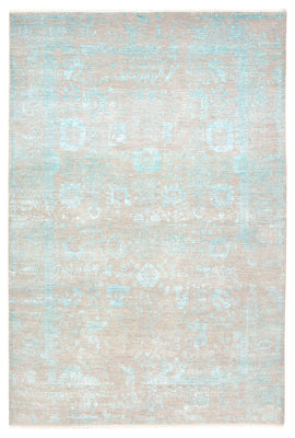 Tapis design - 249 x 167 cm - gris clair