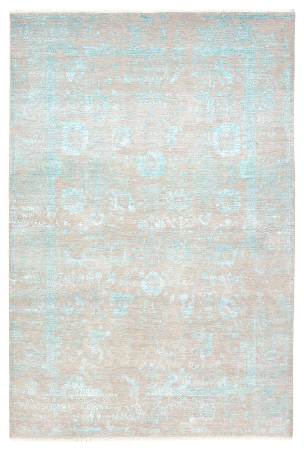 Tapis design - 249 x 167 cm - gris clair