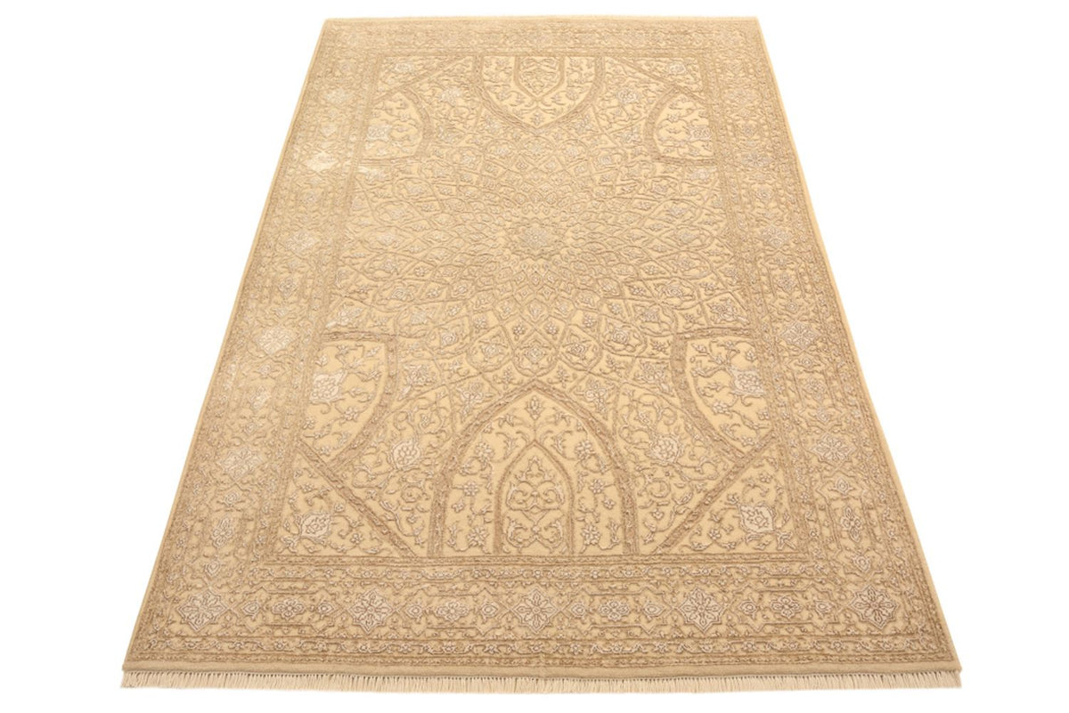 Tapis oriental - 185 x 121 cm - beige foncé