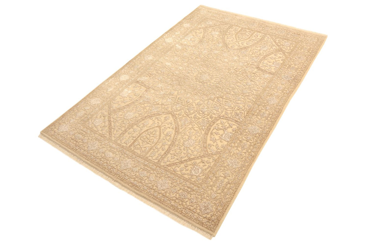 Tapis oriental - 185 x 121 cm - beige foncé