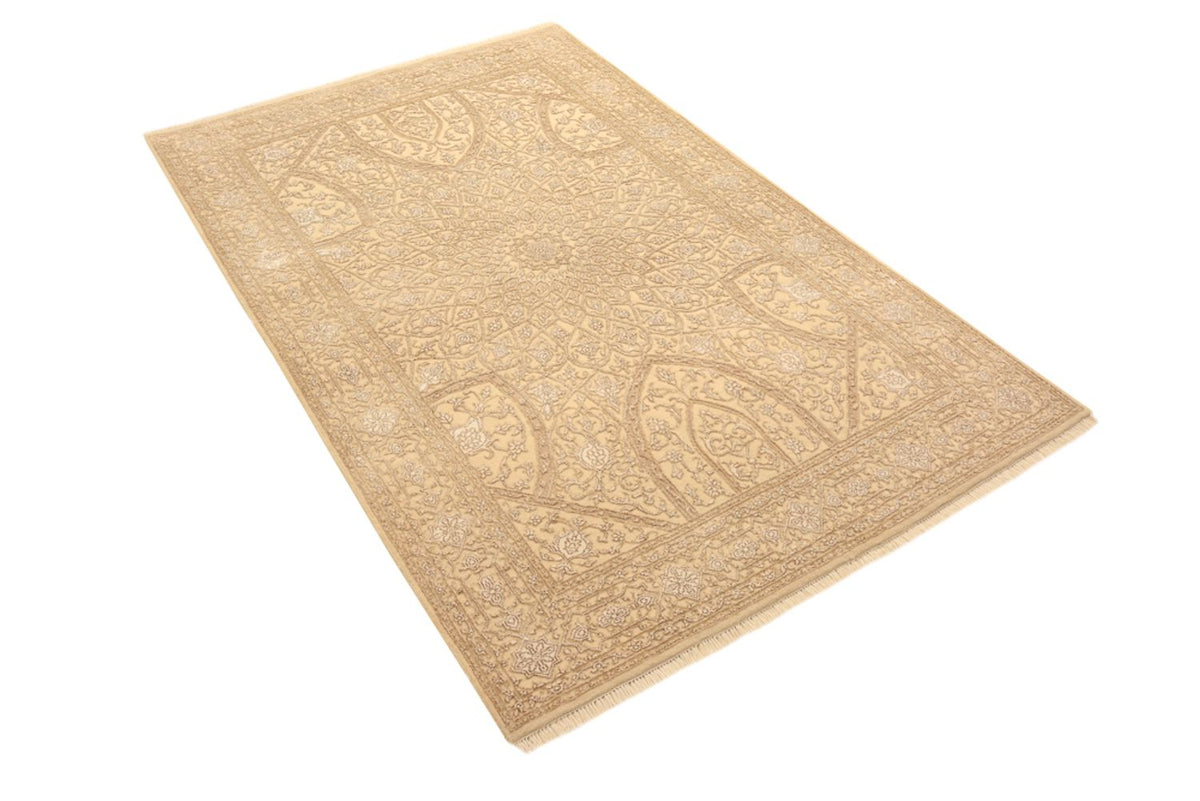 Tapis oriental - 185 x 121 cm - beige foncé