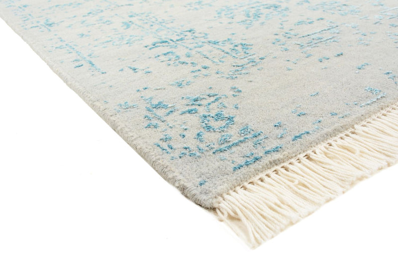 Tapis design - 151 x 105 cm - gris clair