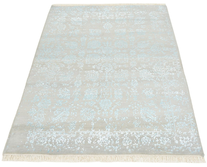 Tapis design - 151 x 105 cm - gris clair