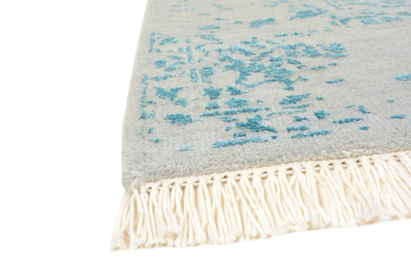 Tapis design - 202 x 155 cm - gris clair