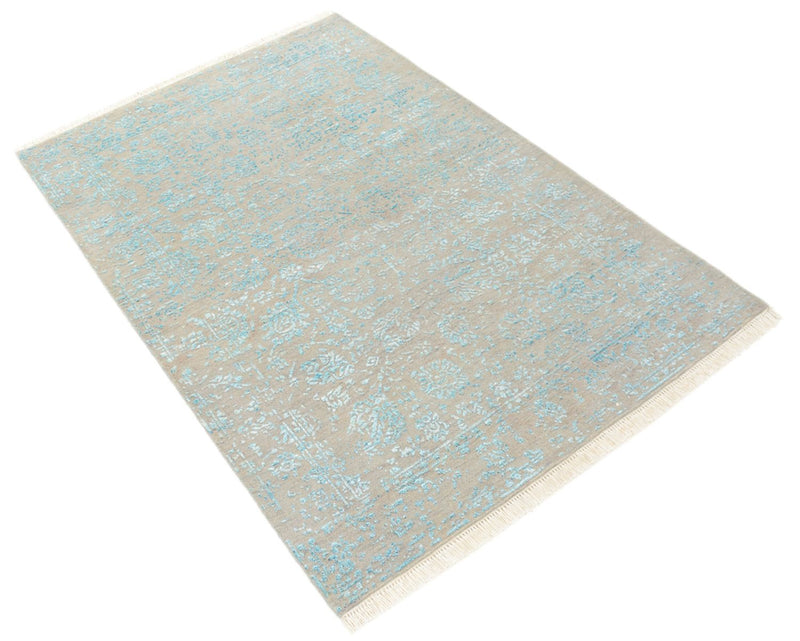 Tapis design - 151 x 102 cm - gris