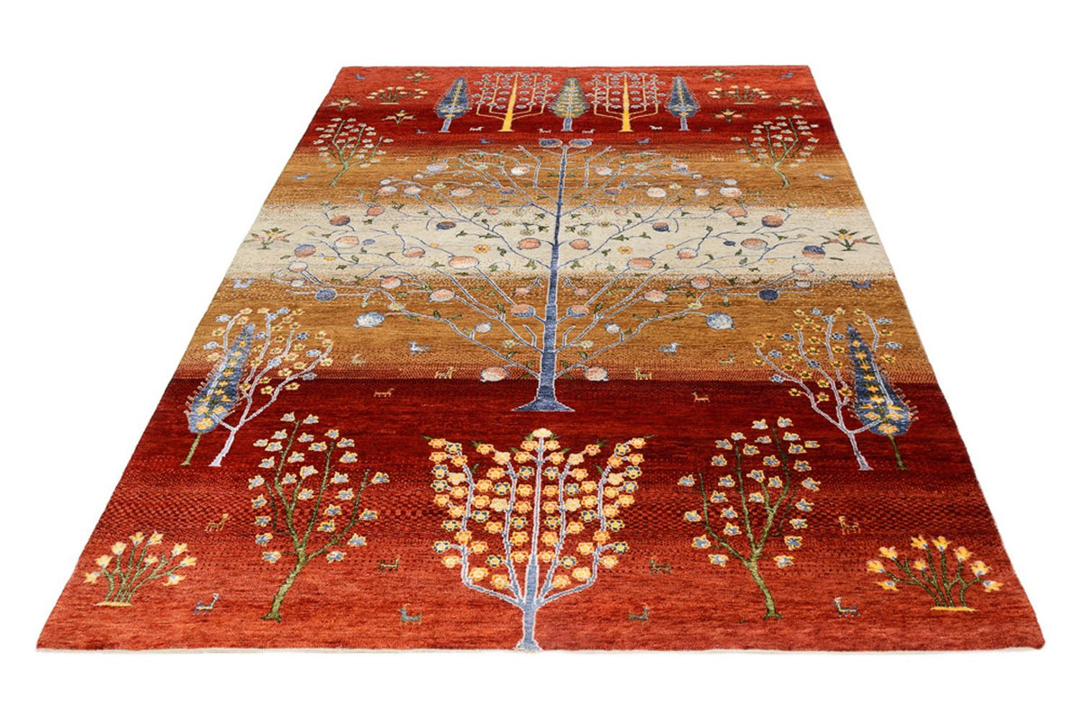 Tapis Gabbeh - Loribaft Indus - 242 x 177 cm - multicolore