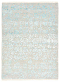 Tapis design - 194 x 149 cm - gris clair