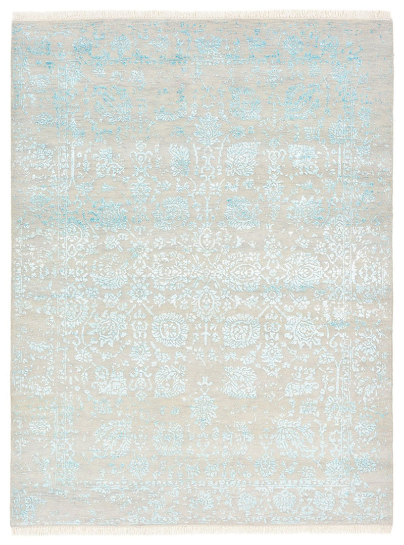 Tapis design - 194 x 149 cm - gris clair