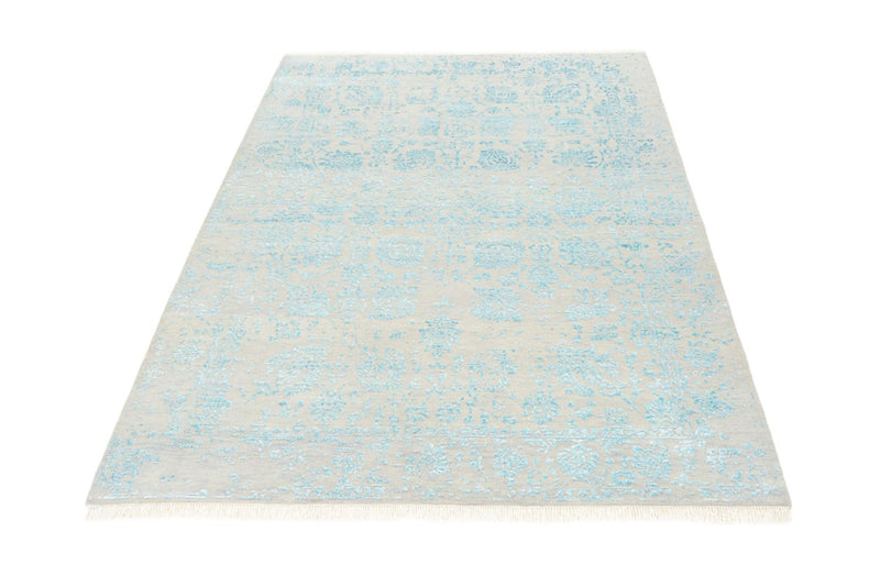 Tapis design - 194 x 149 cm - gris clair