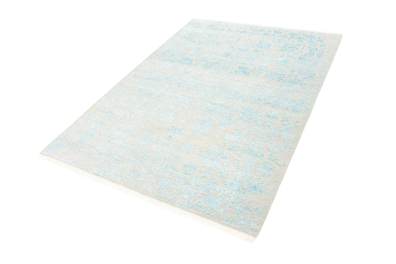 Tapis design - 194 x 149 cm - gris clair