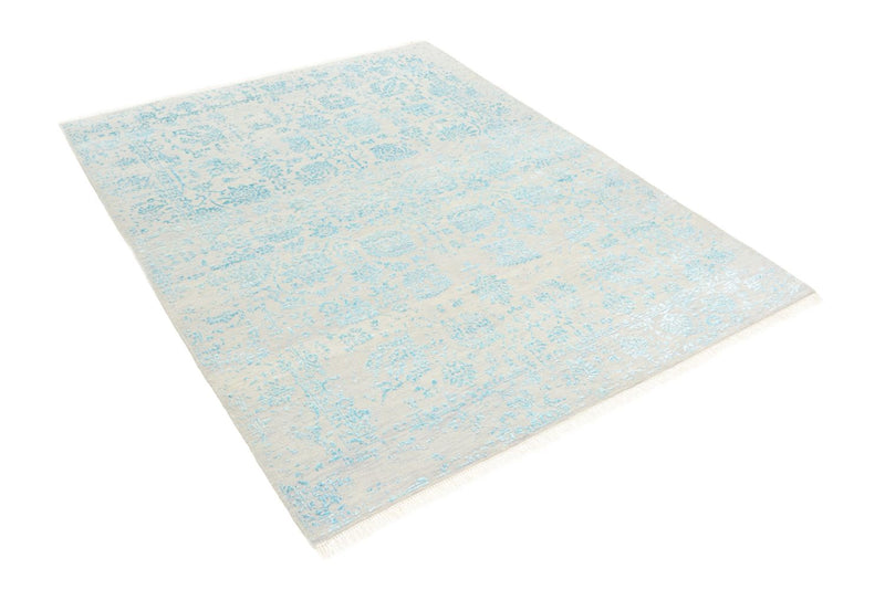Tapis design - 194 x 149 cm - gris clair