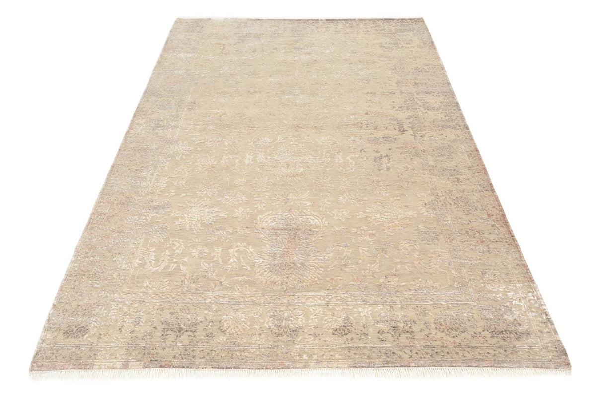 Tapis design - 183 x 124 cm - beige clair