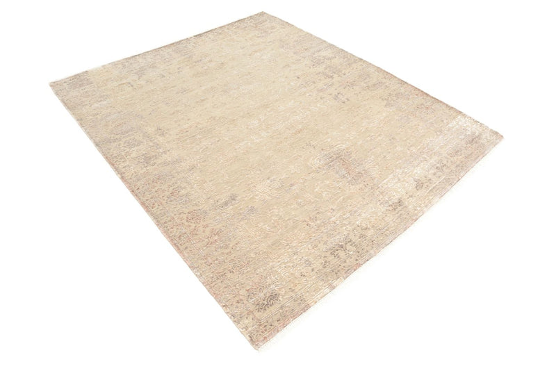 Tapis design - 183 x 124 cm - beige clair