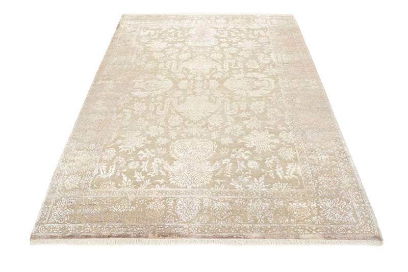 Tapis design - 183 x 124 cm - beige clair