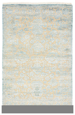 Tapis design - 148 x 100 cm - bleu clair