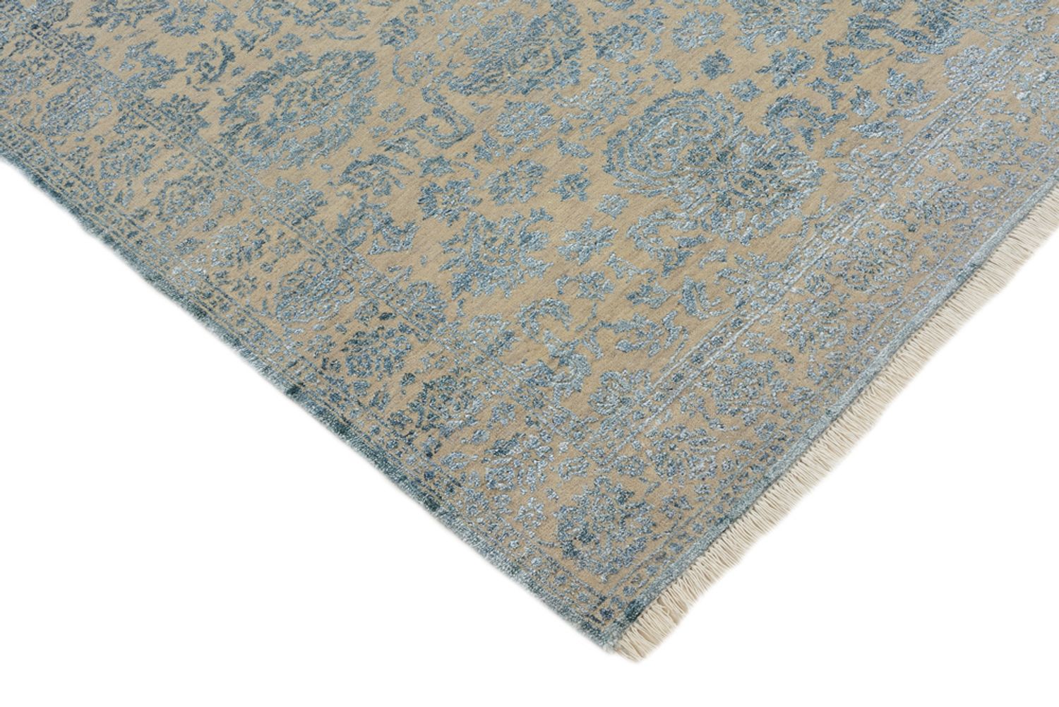 Tapis design - 148 x 100 cm - bleu clair
