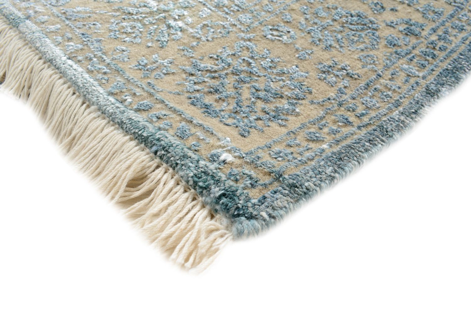 Tapis design - 148 x 100 cm - bleu clair