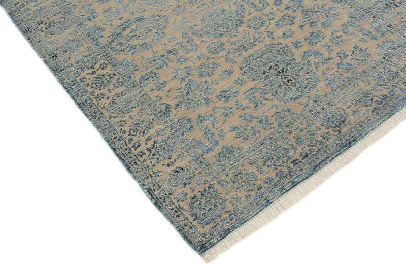 Tapis design - 151 x 106 cm - bleu clair