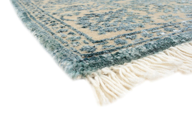 Tapis design - 151 x 106 cm - bleu clair