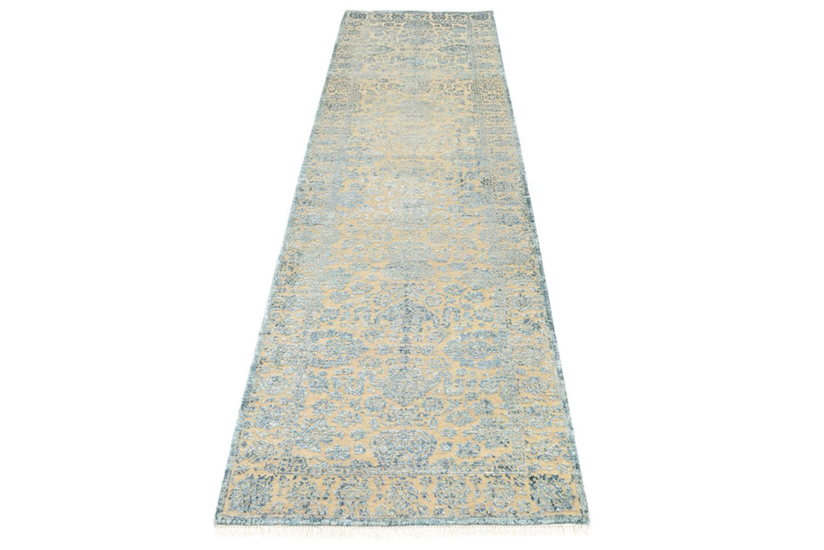 Tapis de couloir Tapis design - 291 x 79 cm - bleu clair