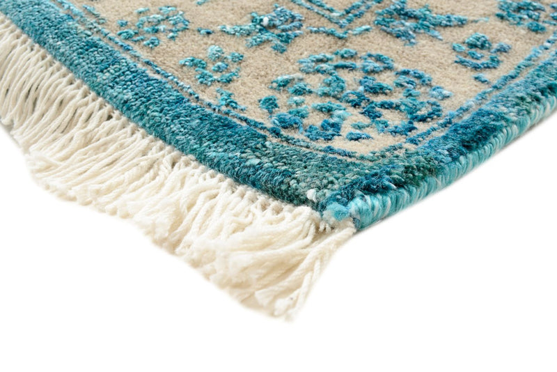 Tapis design - 301 x 203 cm - bleu clair