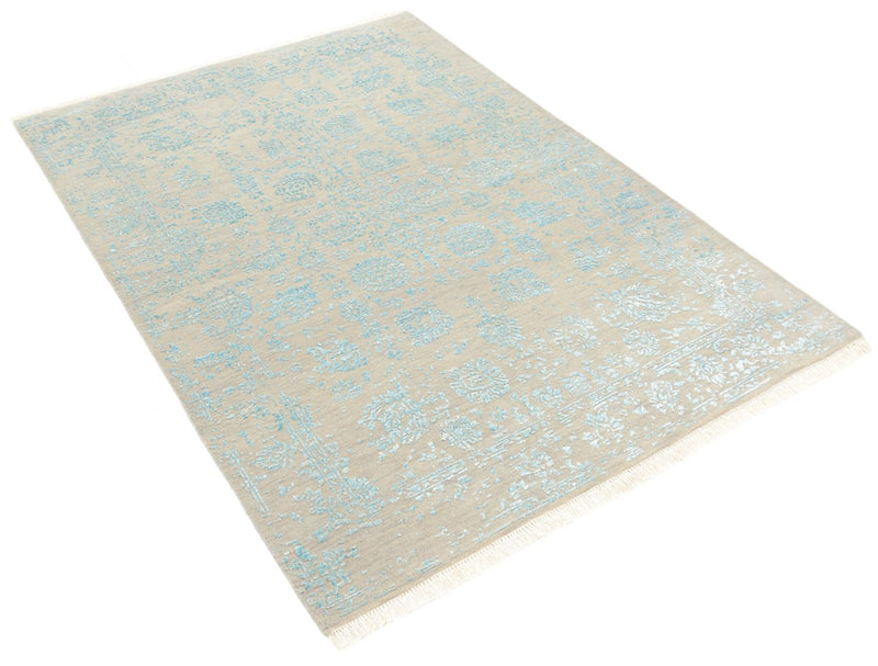 Tapis design - 177 x 124 cm - gris clair