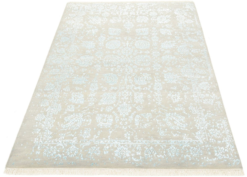 Tapis design - 177 x 124 cm - gris clair