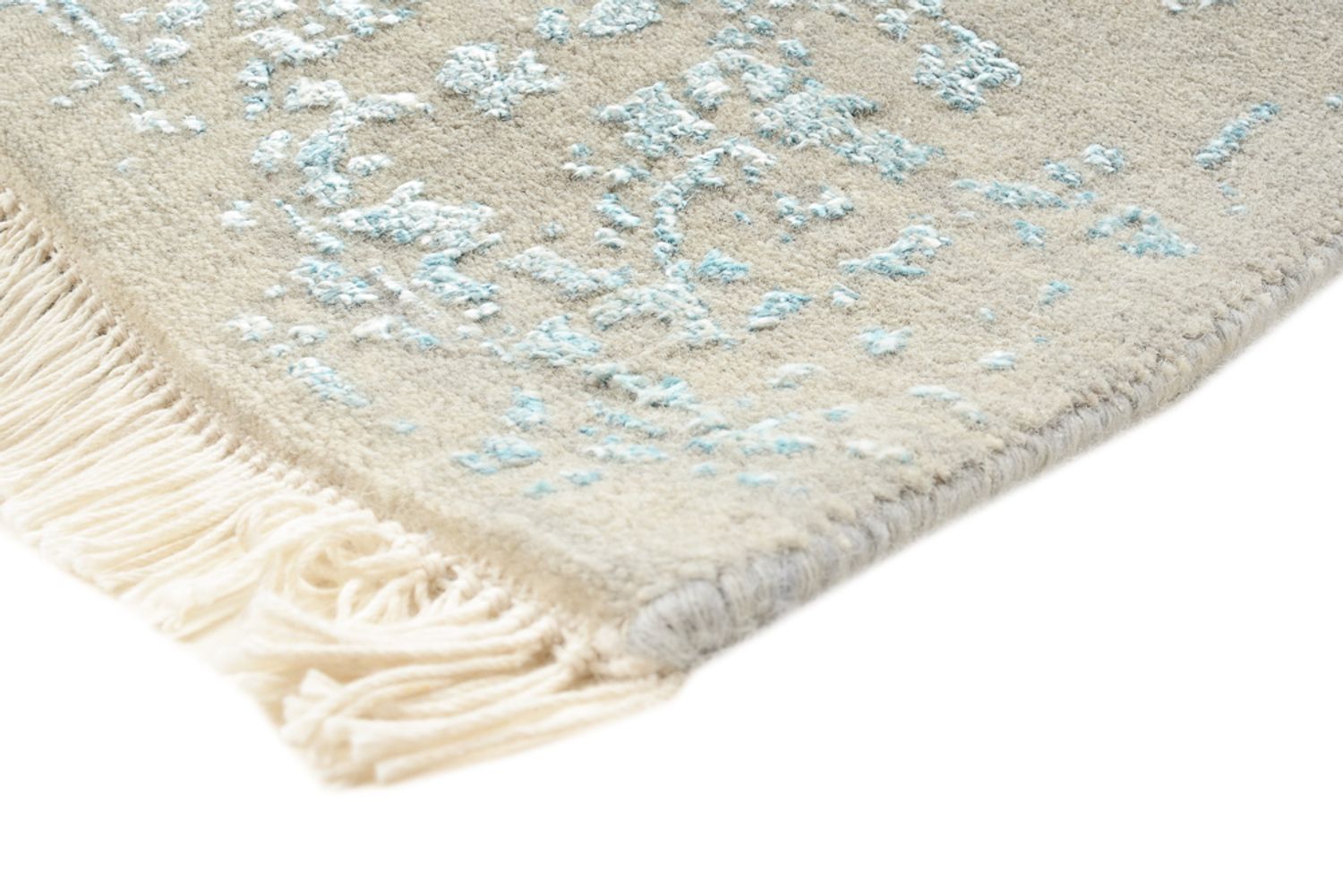 Tapis design - 177 x 124 cm - gris clair