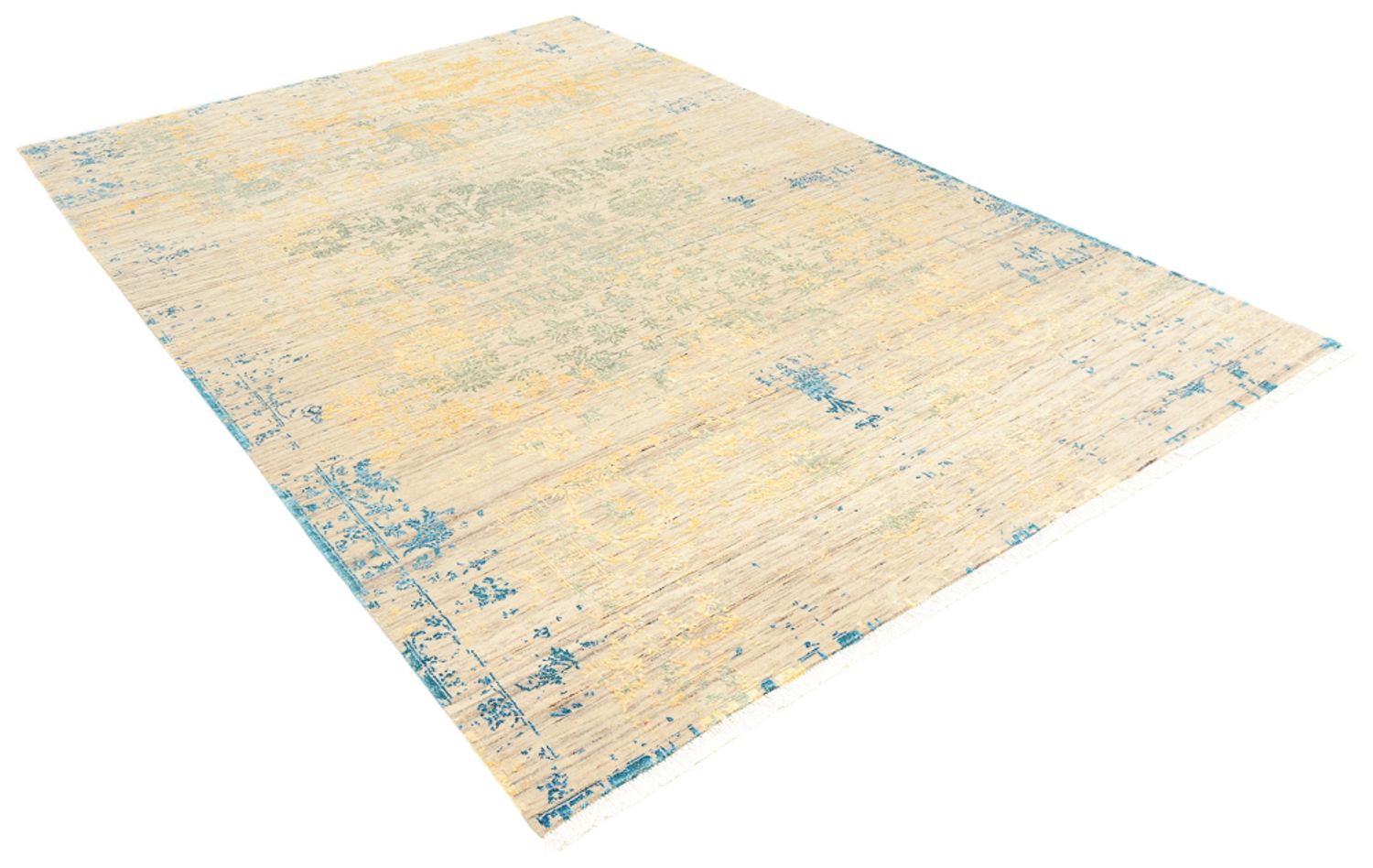 Tapis design - 303 x 198 cm - beige clair