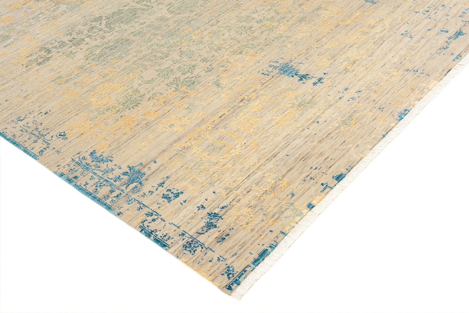 Tapis design - 303 x 198 cm - beige clair