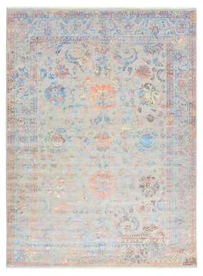 Tapis design - 366 x 271 cm - bleu clair