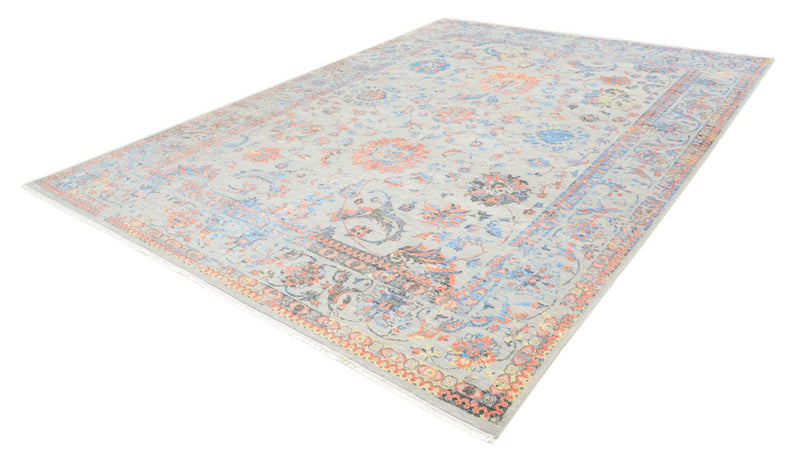 Tapis design - 366 x 271 cm - bleu clair