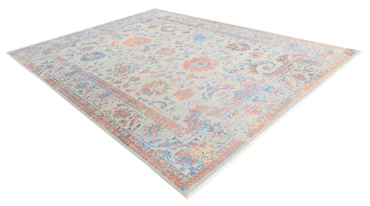 Tapis design - 366 x 271 cm - bleu clair
