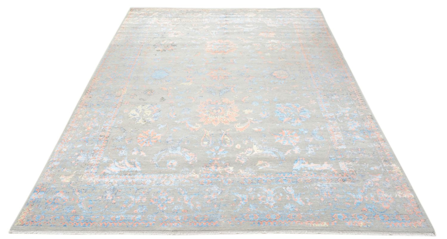 Tapis design - 366 x 271 cm - bleu clair