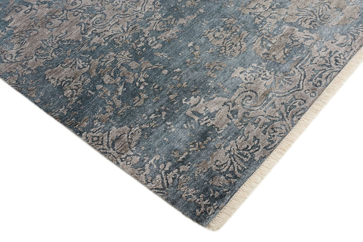 Tapis design - 177 x 121 cm - bleu de mer