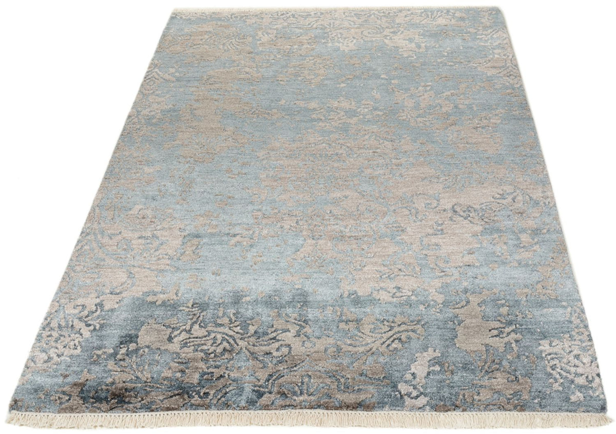 Tapis design - 177 x 121 cm - bleu de mer