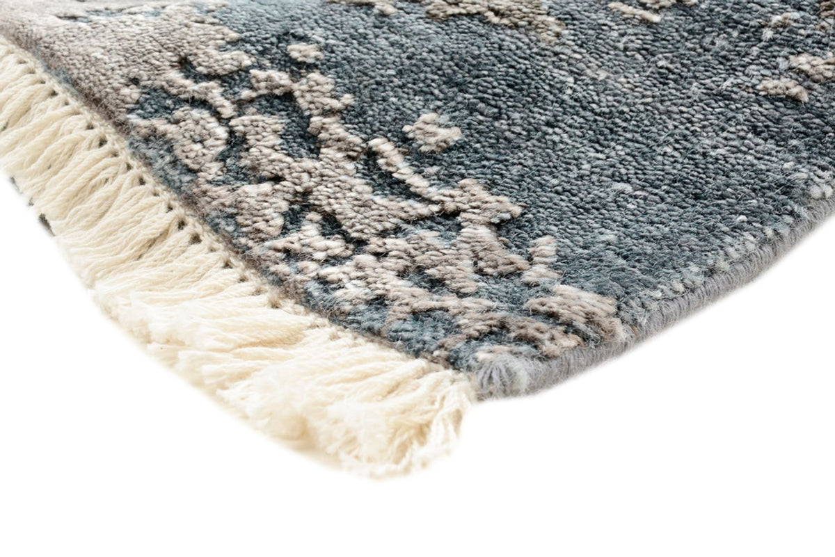 Tapis design - 177 x 121 cm - bleu de mer