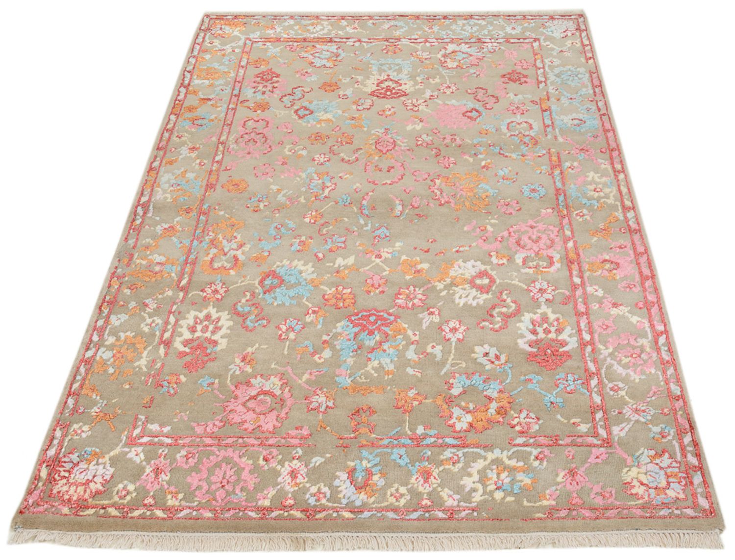 Tapis design - 179 x 118 cm - multicolore