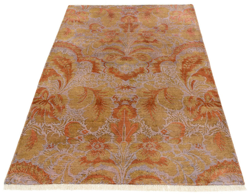 Tapis design - 184 x 119 cm - rouille