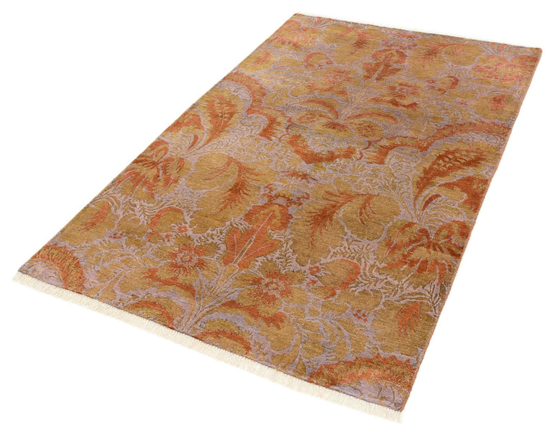 Tapis design - 184 x 119 cm - rouille