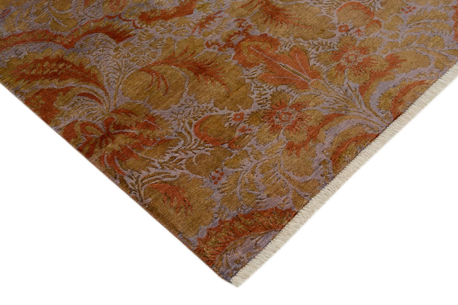 Tapis design - 184 x 119 cm - rouille